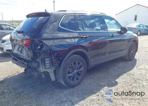 2024 Volkswagen Tiguan 2.0T Se/2.0T Wolfsburg Edition из США, поврежденный, VIN 3VV2B7AX9RM136727